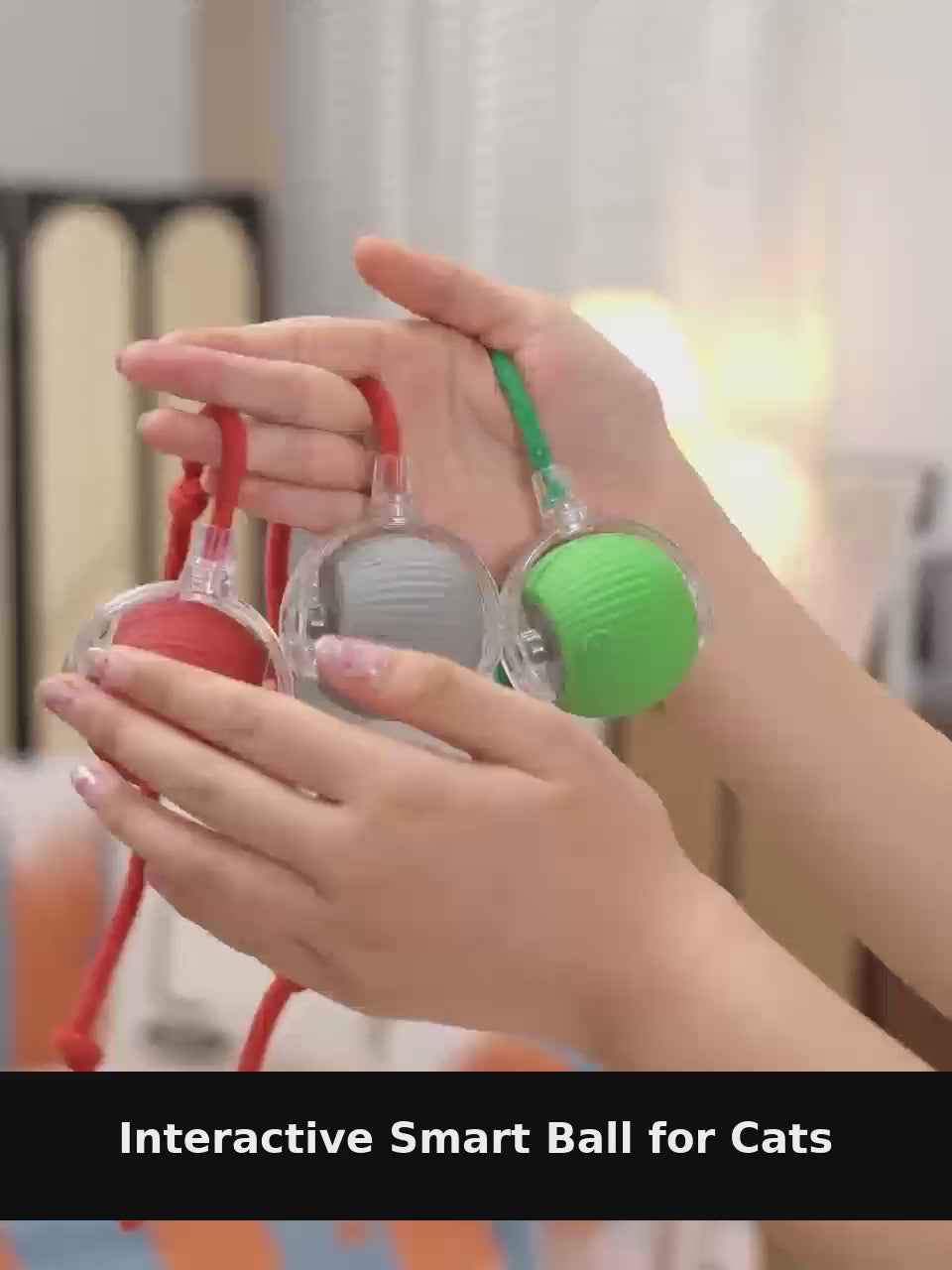 Interactive Smart Ball for Cats & Small Dogs